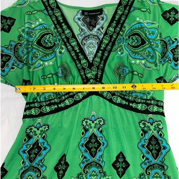 INC international concepts V-neck top size medium - Picture 3 of 5